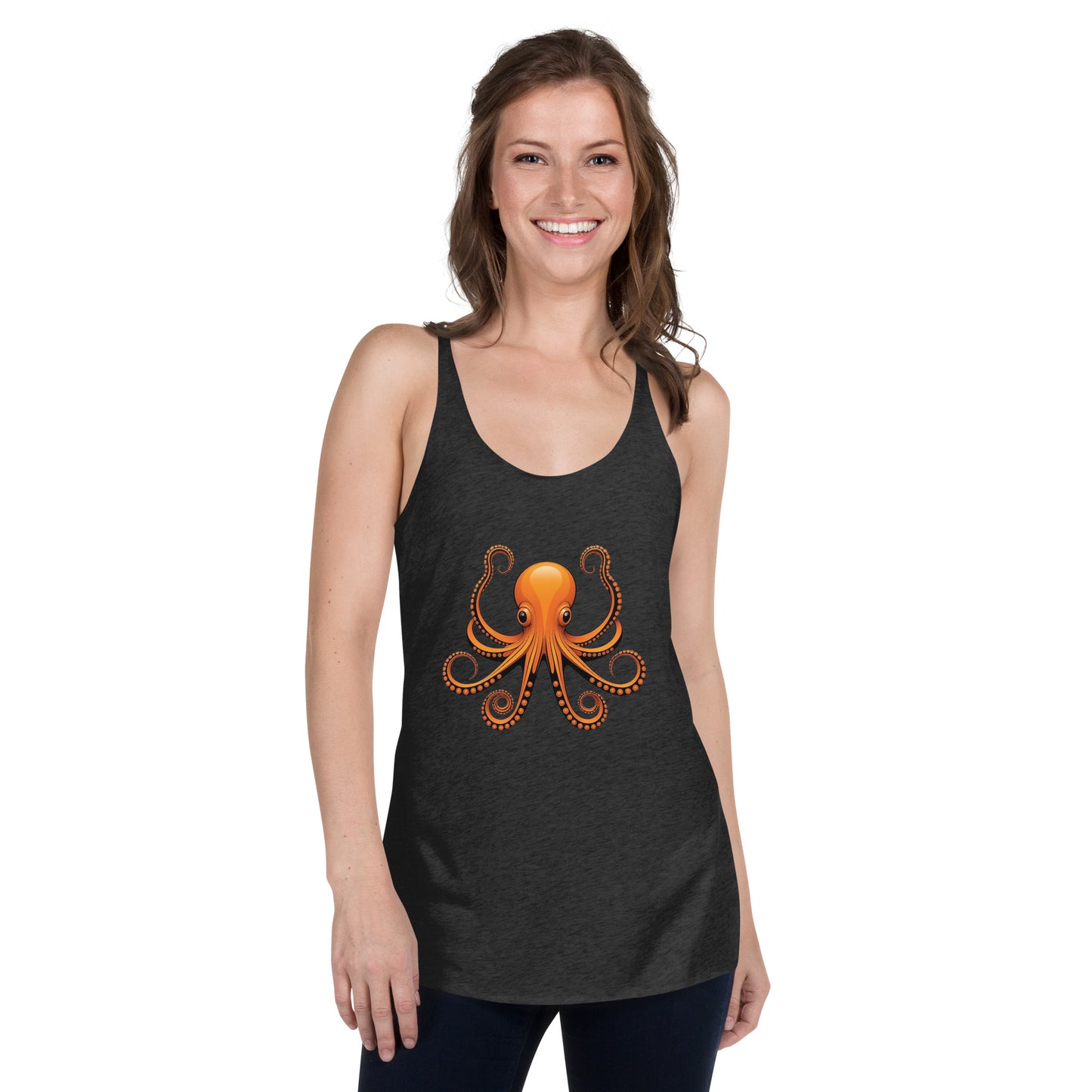 Awesome Orange Octopus No. 3 - Women's Racerback Tank