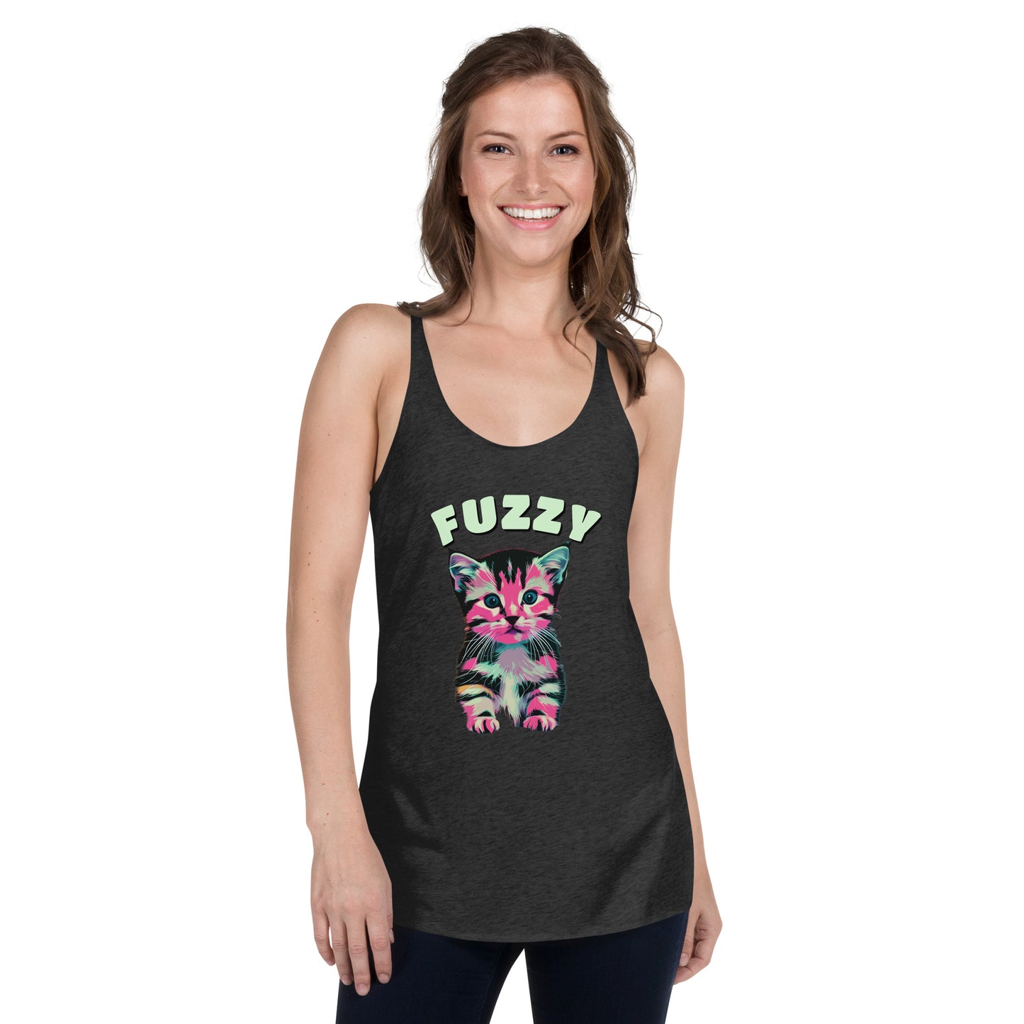 Fuzzy Kitty - Women's Racerback Tank