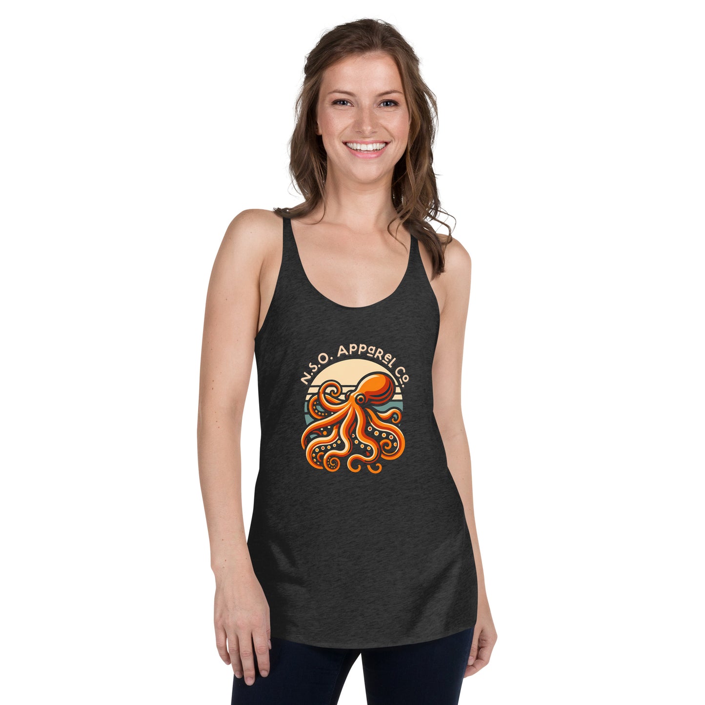 Awesome Orange Octopus No. 2 - Women's Racerback Tank