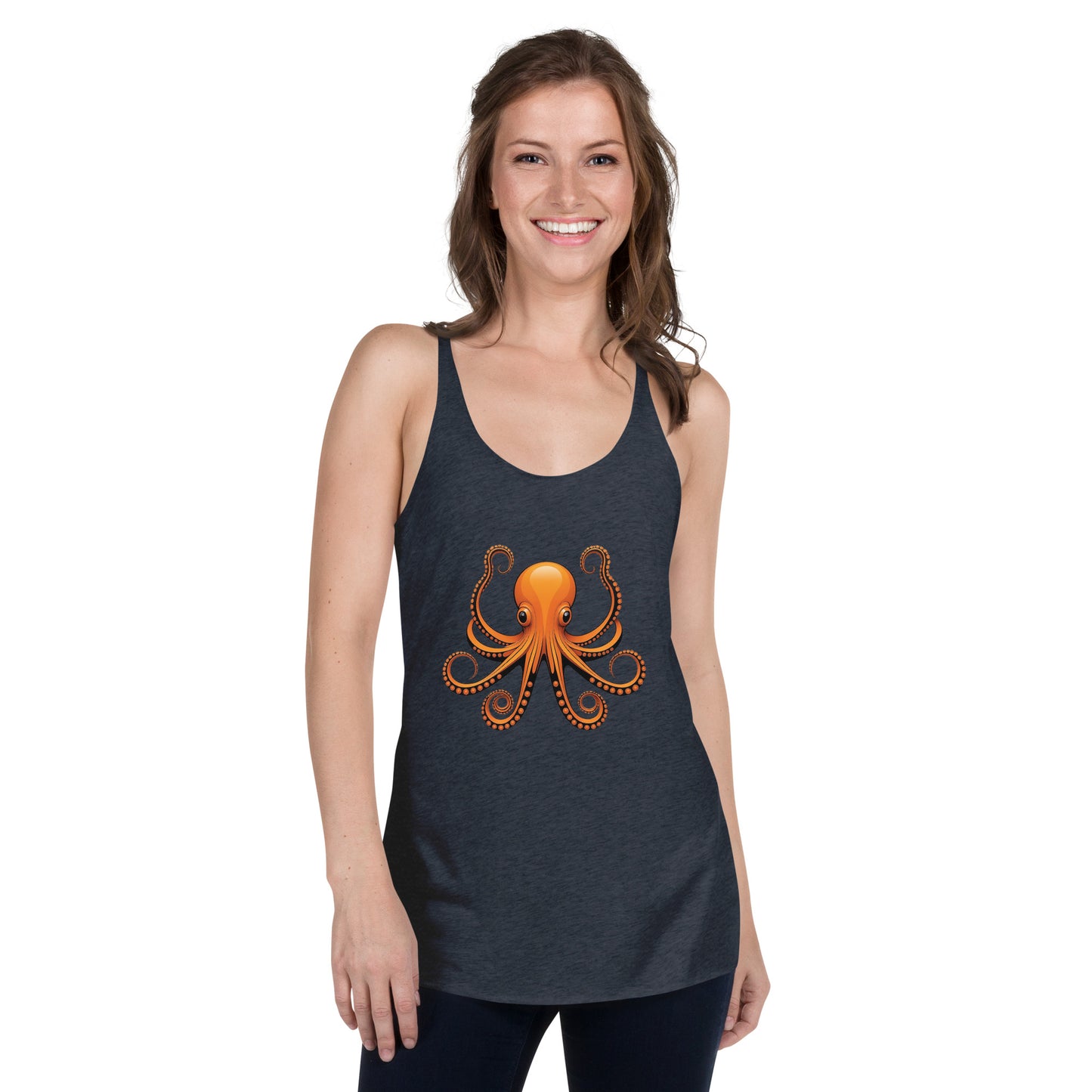 Awesome Orange Octopus No. 3 - Women's Racerback Tank