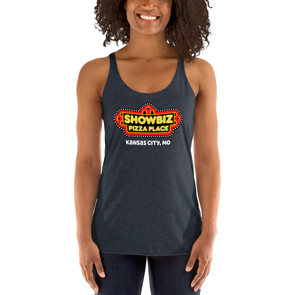 Forgotten Brands - Showbiz Pizza Place - Women's Racerback Tank