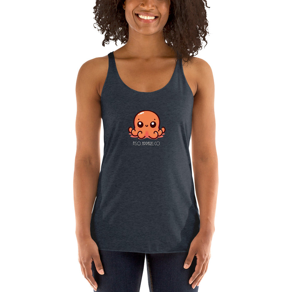 Awesome Orange Octopus No. 5 - Women's Racerback Tank