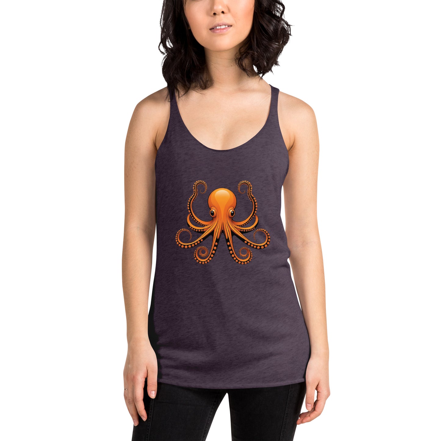 Awesome Orange Octopus No. 3 - Women's Racerback Tank