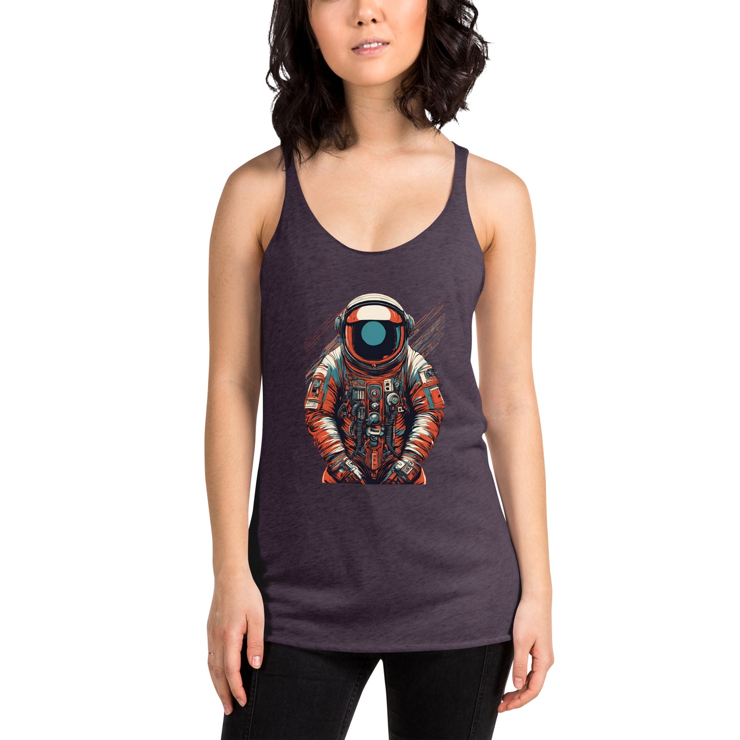 Astronaut No. 9 - Women's Racerback Tank