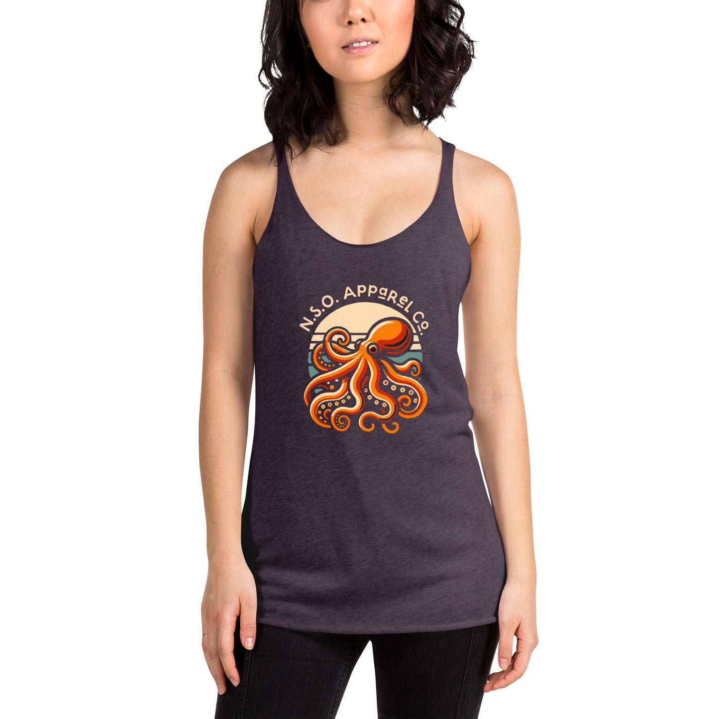 Awesome Orange Octopus No. 2 - Women's Racerback Tank