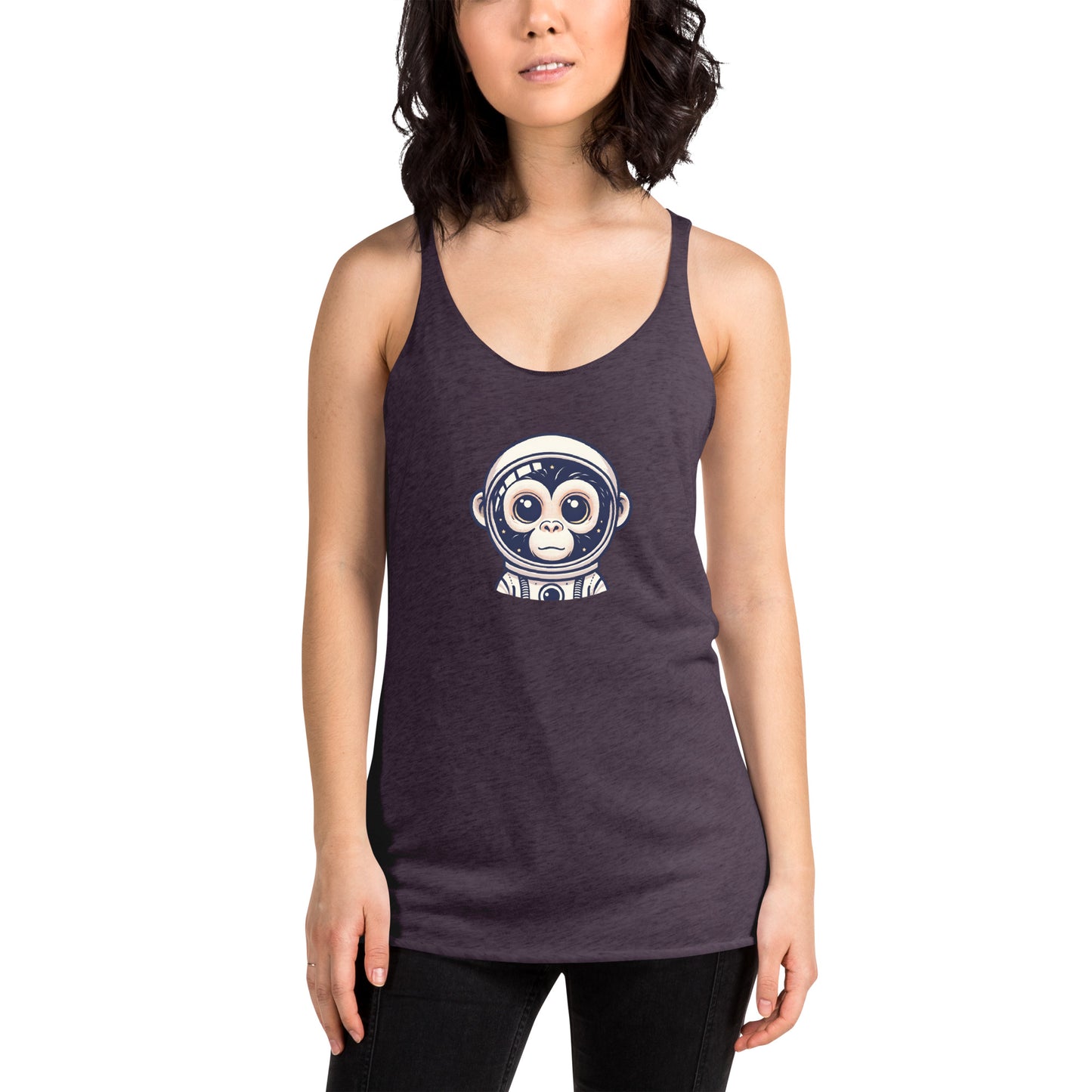 Astro Chimp - Women's Racerback Tank