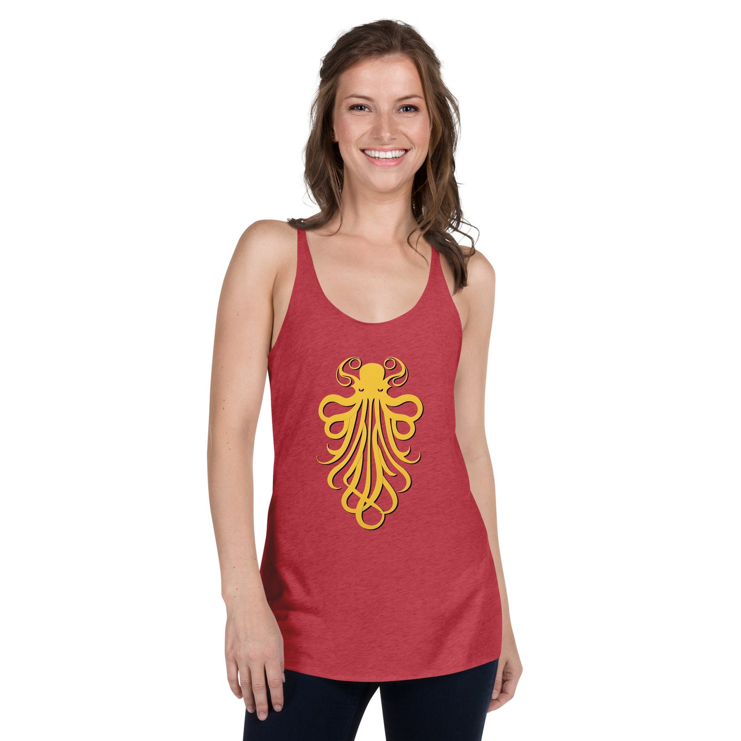 Awesome Orange Octopus No. 4 - Women's Racerback Tank