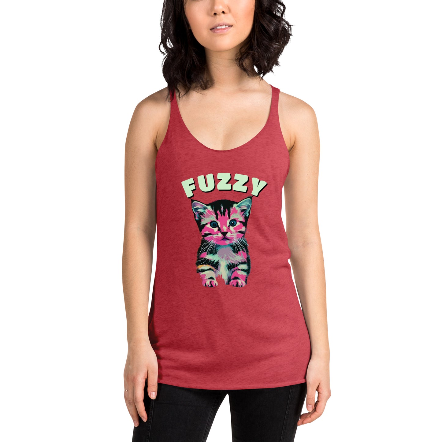 Fuzzy Kitty - Women's Racerback Tank