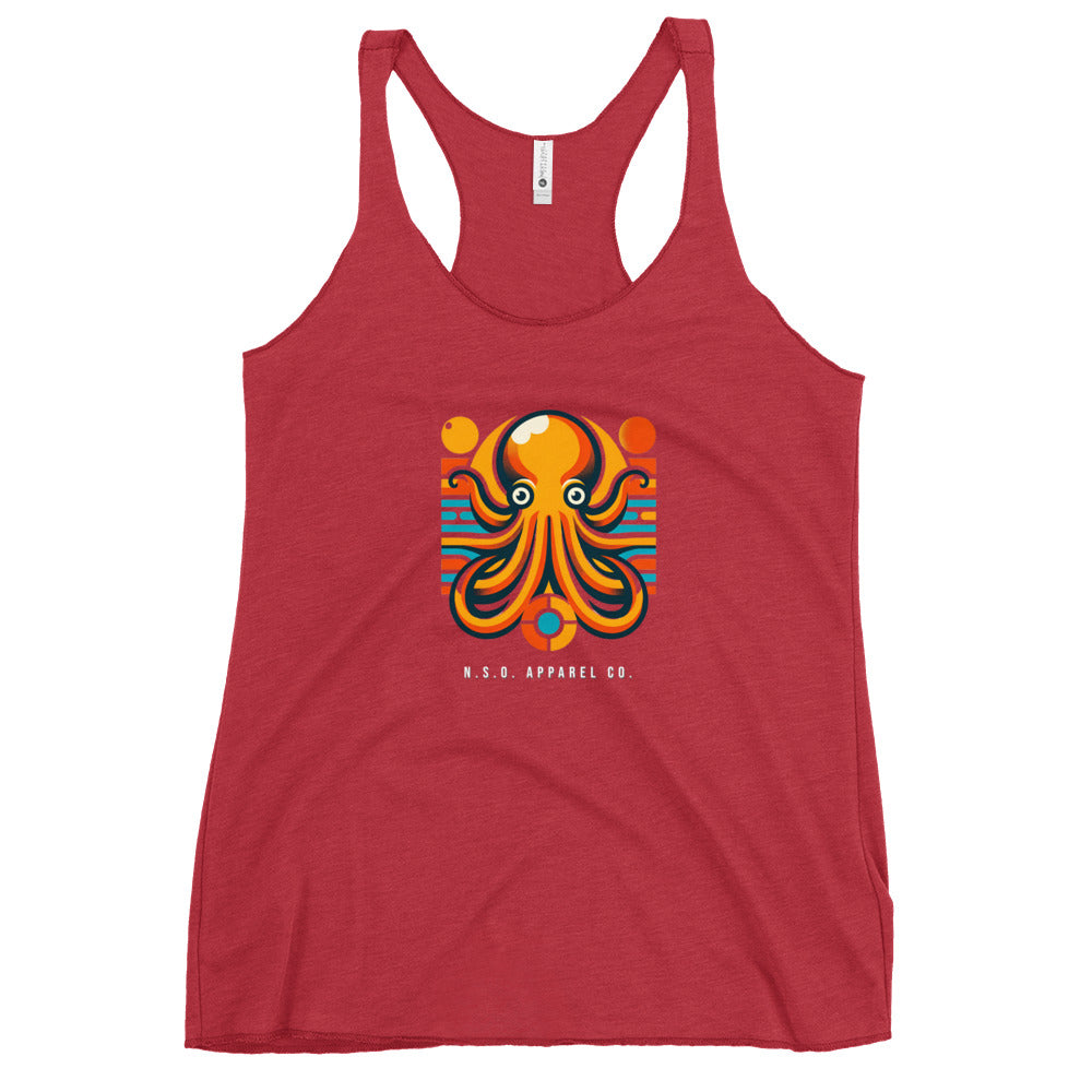 Awesome Orange Octopus No. 7 - Women's Racerback Tank