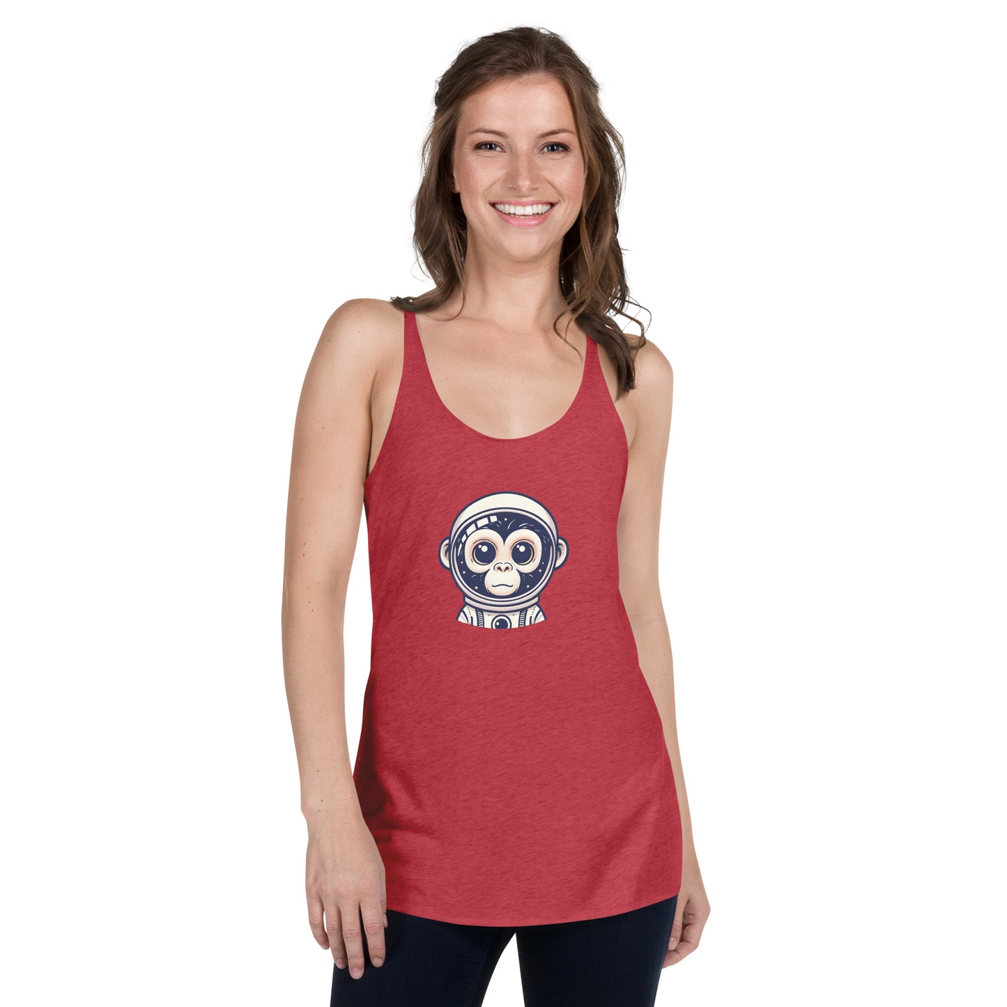 Astro Chimp - Women's Racerback Tank