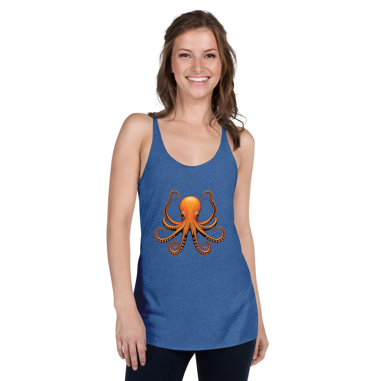 Awesome Orange Octopus No. 3 - Women's Racerback Tank