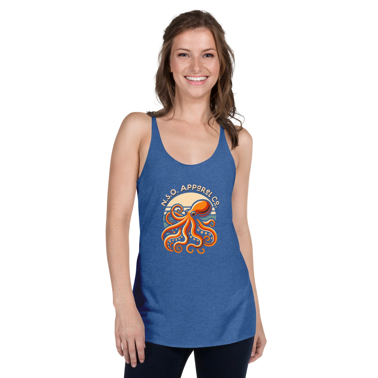 Awesome Orange Octopus No. 2 - Women's Racerback Tank