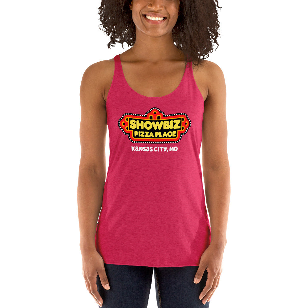 Forgotten Brands - Showbiz Pizza Place - Women's Racerback Tank