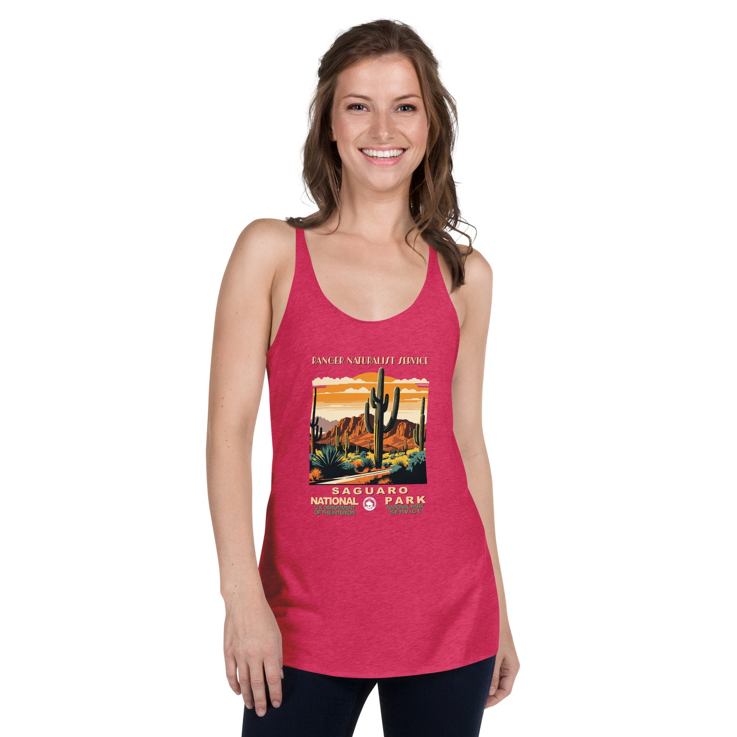 WPA National Park Collection - Saguaro National Park - Women's Racerback Tank