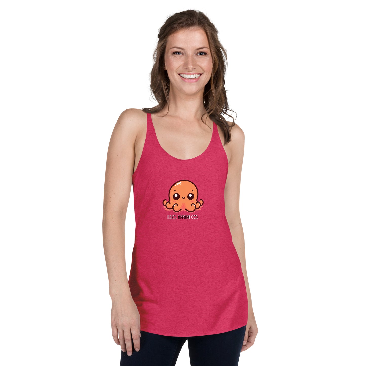 Awesome Orange Octopus No. 5 - Women's Racerback Tank