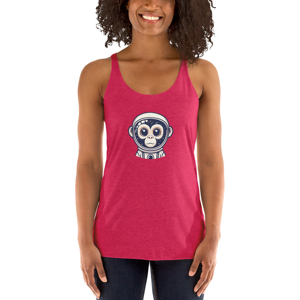 Astro Chimp - Women's Racerback Tank