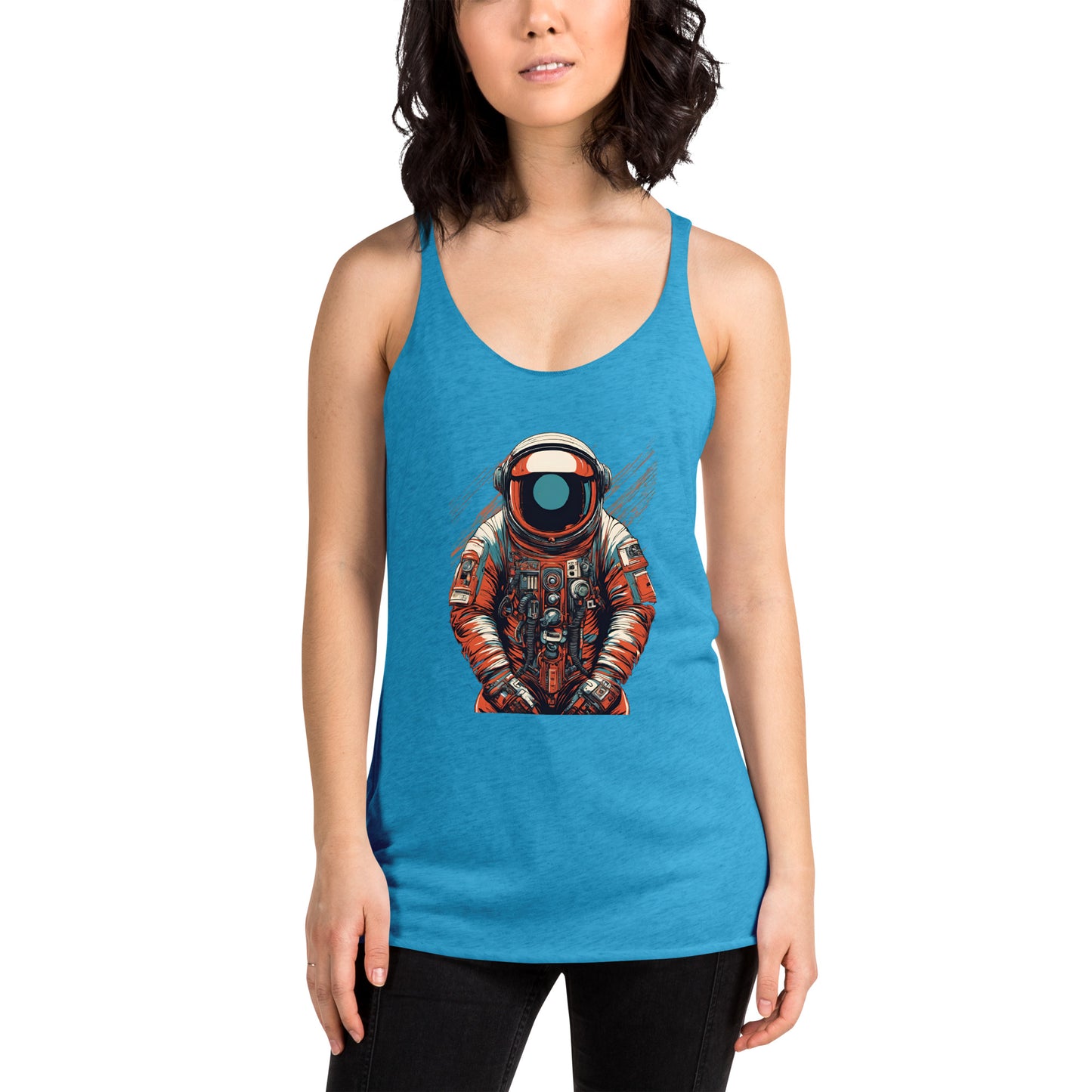 Astronaut No. 9 - Women's Racerback Tank