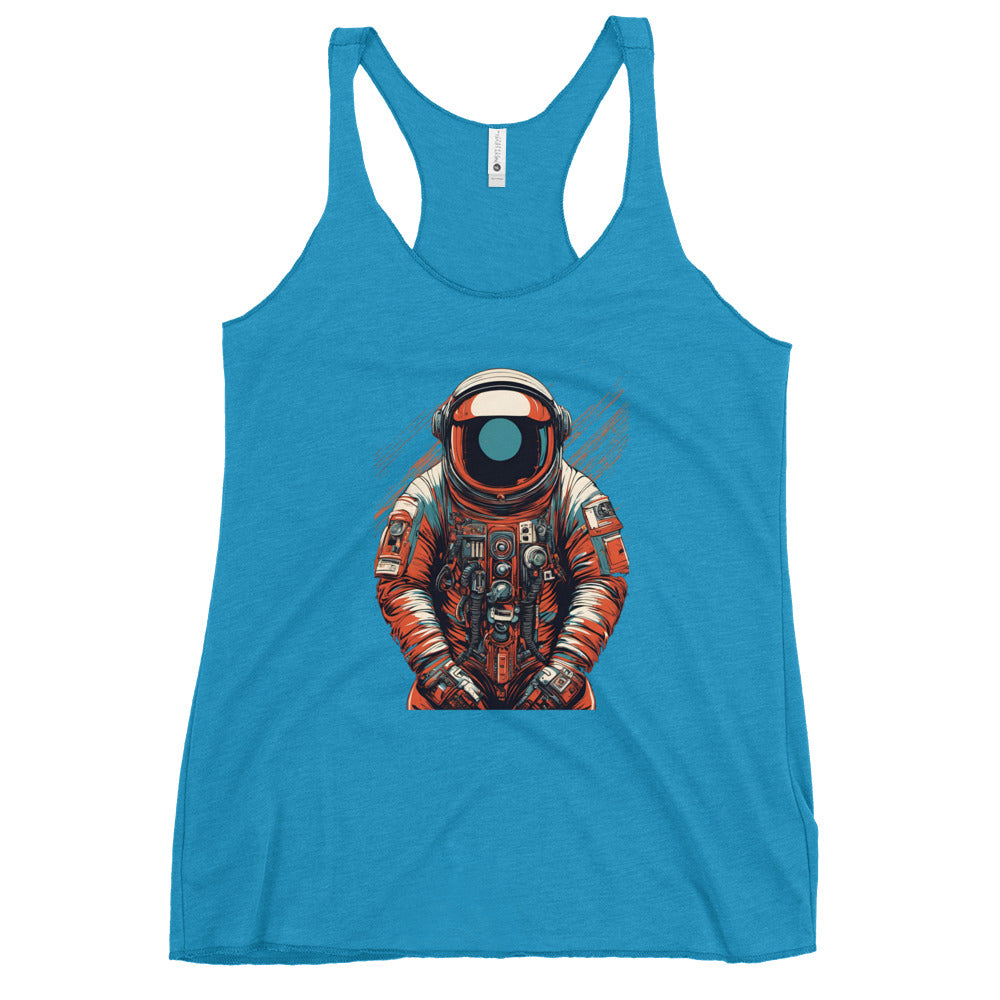 Astronaut No. 9 - Women's Racerback Tank