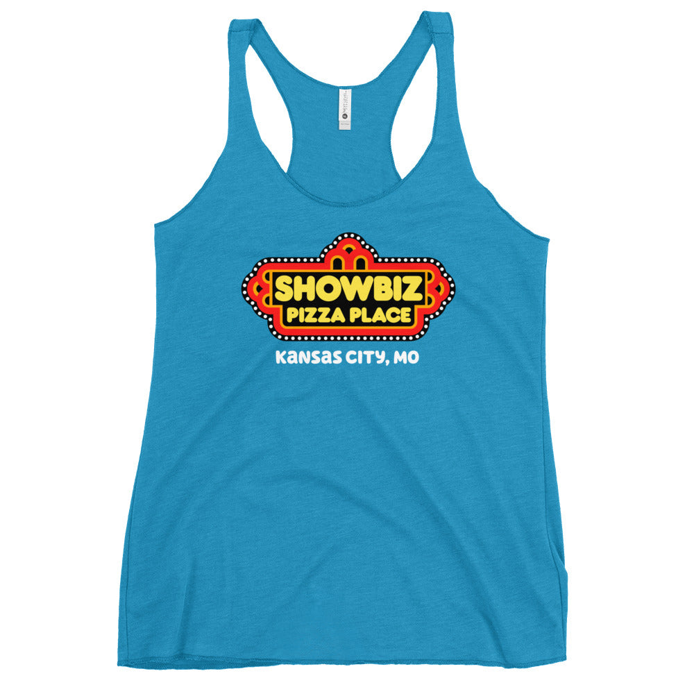 Forgotten Brands - Showbiz Pizza Place - Women's Racerback Tank