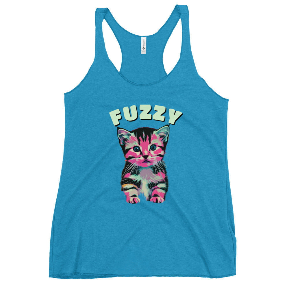 Fuzzy Kitty - Women's Racerback Tank