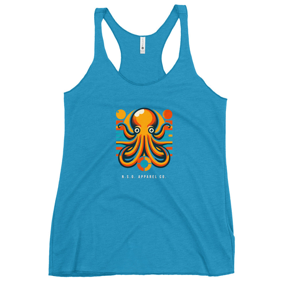 Awesome Orange Octopus No. 7 - Women's Racerback Tank