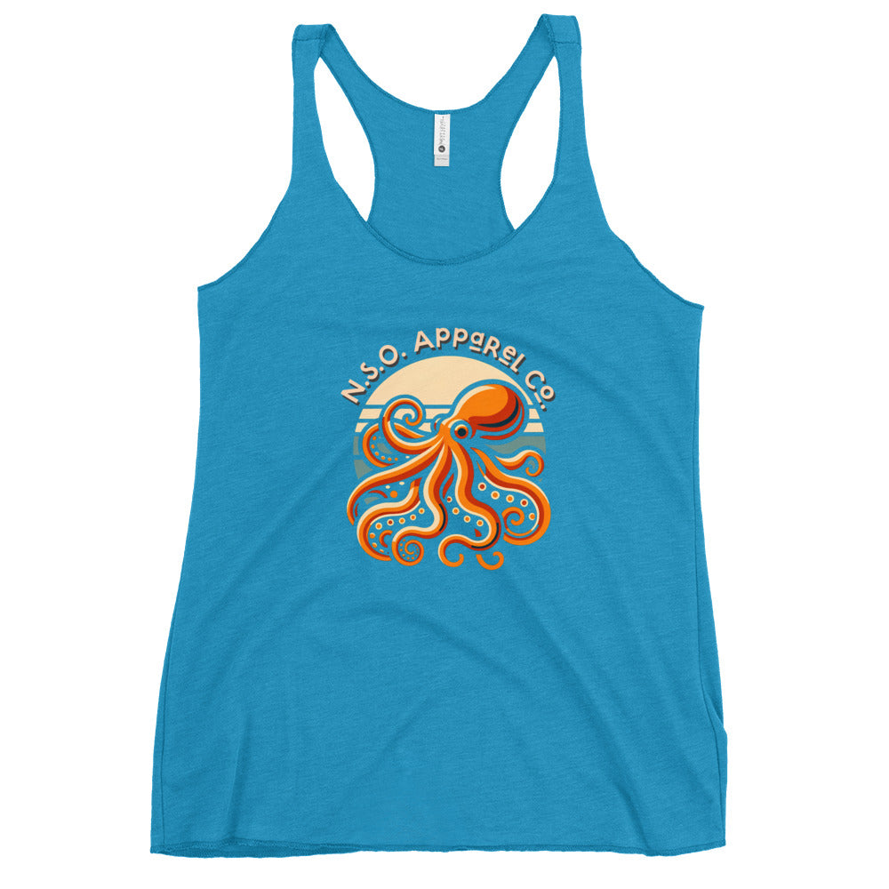 Awesome Orange Octopus No. 2 - Women's Racerback Tank