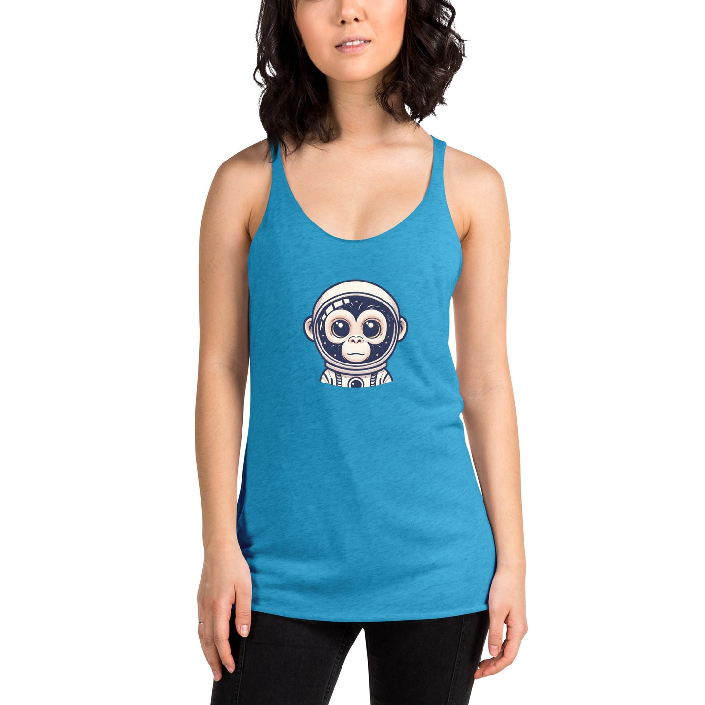 Astro Chimp - Women's Racerback Tank