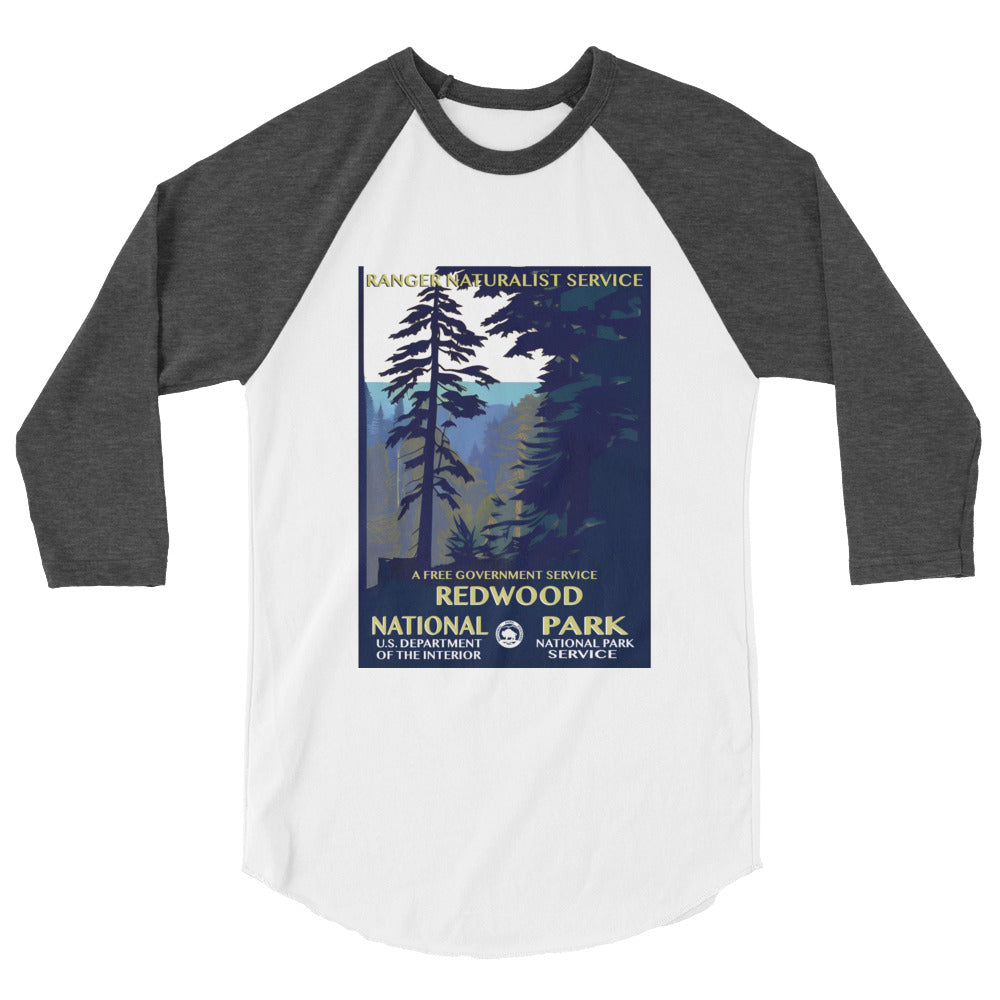 WPA National Park - Redwood National Park - 3/4 sleeve raglan