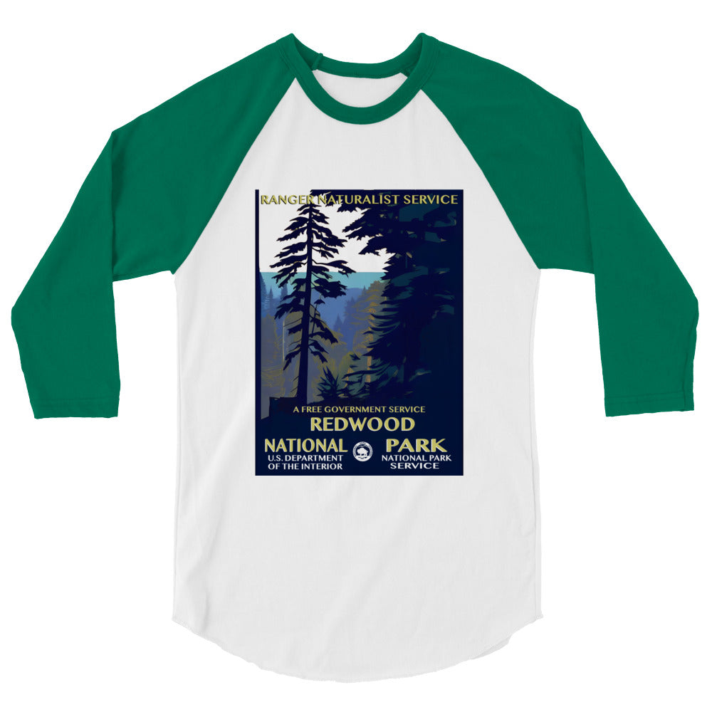 WPA National Park - Redwood National Park - 3/4 sleeve raglan