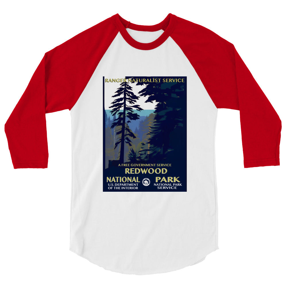 WPA National Park - Redwood National Park - 3/4 sleeve raglan